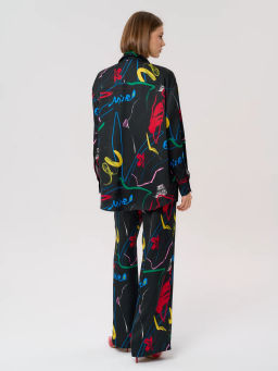 Рубашка женская 12421-33045 multicolor - Eleganzza фото 12