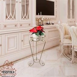 Подставка для цветов Классика 10-201 - Фабрика интерьерной ковки фото 2