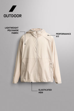 CHAQUETA T?CNICA CORTAVIENTOS / Crudo medio - Zara фото 6