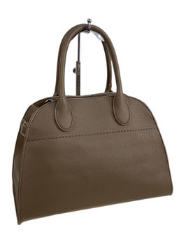 Женская сумка из натуральной кожи, цвет хаки