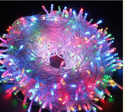 Гирлянда светодиодная Шнур 40 м 400 LED. РАЗНОЦВЕТНАЯ / DT-1 /уп 50/цветная коробка
