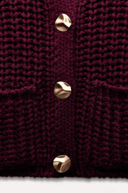 THICK KNIT WAISTCOAT - Zara фото 7
