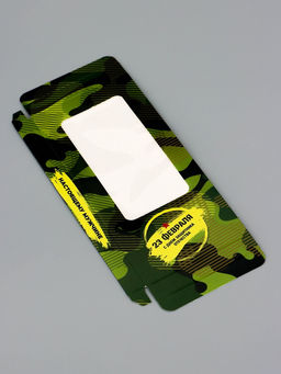 Цена за 5 шт. Подарочная коробка под плитку шоколада, с окном, 23 февраля, 17.1?8?1.4 см