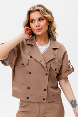 Костюм AmberA 2067С кофе  фото 3