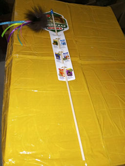 Дразнилка Удочка. Сибирская кошка "Пушистик с погрем" 1/40 00025399