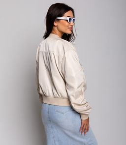 Бомбер #КТ2561, бежевый - Dommod фото 3
