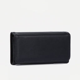 Кошелёк на магните, цвет чёрный