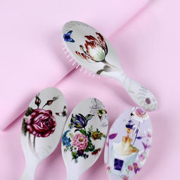 Расчёска массажная, 5.5×16(±1) см, рисунок МИКС