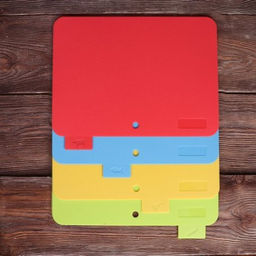 Доска разделочная 4 штуки на подставке / DR-4 /уп 20/ - Галеонтрейд фото 3