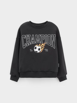 КР 302843/антрацитовый 3902 к594 джемпер (свитшот) для мал - Crockid фото 2