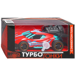 Гоночная машинка свет, звук с имитацией дыма, 1:32, Speed Racing, красная