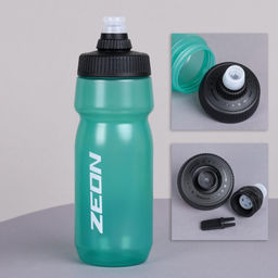 Бутылка для воды велосипедная ZEON WB230 гоночная, клапан NEW кэмэлбак, пищевой hi-quality PP, 700ML цвет green/уп100 - Галеонтрейд фото 6