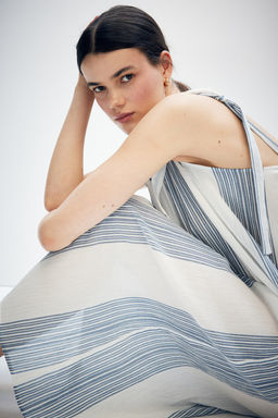 MAMA Vestido de lactancia en crepe Before & After