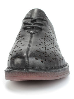 03-5006-1 BLACK Полуботинки женские (натуральная кожа)