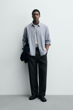 TEXTURED CHECK SHIRT