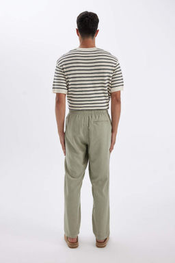 Узкие льняные брюки Relax Fit - Defacto фото 7