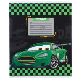 Цена за 10 шт. Тетрадь 12 листов, 5 видов МИКС, линейка, Тачки - Disney фото 6