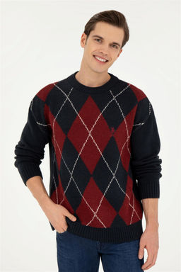 Мужской темно-синий свитер Неожиданная скидка в корзине