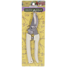 Секатор плоскостной 7" (18см) "Промо" пластиковые ручки ДоброСад