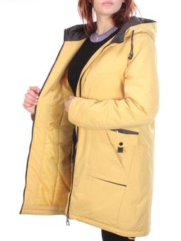 6122 YELLOW Куртка демисезонная женская AMAZING (100 гр.синтепона) - Фабричный китай фото 9