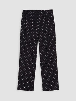 Beli Lastikli Puantiyeli Kad?n Pijama Alt