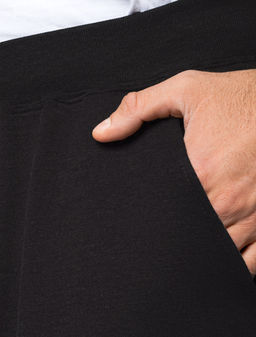 Шорты-карго Vilatte легкий футер черный  фото 3