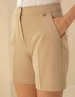 Bej Rahat Kesim Bermuda _ort - Pierre cardin фото 5