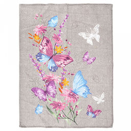 Салфетка хозяйственная 50х60см "Лето" 2, рогожка 171г/м2, хлопок 100%, без упаковки, "Домашняя мода" (Россия)