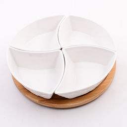 60319 Менажница 4 секции с подставкой LR (х16) - Mayer&boch фото 7