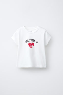 CAMISETA ESTAMPADA TEXTO / Blanco