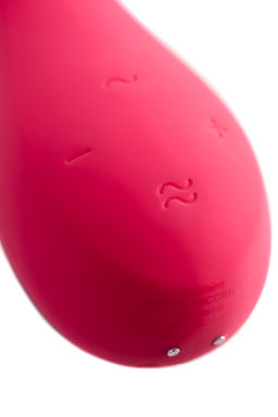 Нереалистичный вибратор Satisfyer Mono Flex, силикон, красный, 20,4 см.
