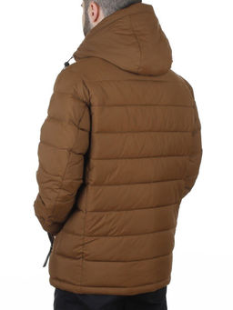 6586 BROWN Куртка мужская зимняя (200 гр. холлофайбер)