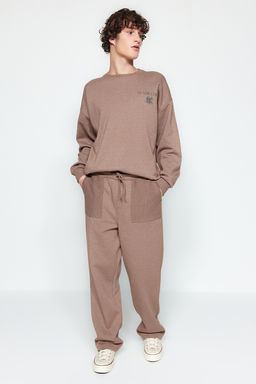 TRENDYOL MAN Vizon Oversize/Genis Kesim Cebi Dokulu Kumas Detayl? Ac?k Paca Esofman Alt? TMNAW24EA00025 - Trendyolmilla фото 7