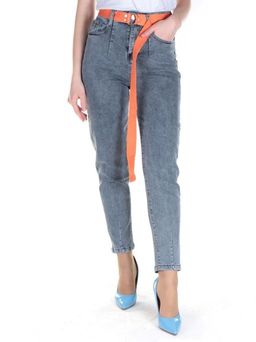 A968 Джинсы-Мом женские YIYUNFENGCAI - Фабричный китай фото 8