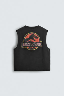 CAMISETA ILUSTRACI?N JURASSIC PARK UCS LLC AND AMBLIN  X DYLAN?S T-SHIRT CLUB X ZARA / Antracita oscuro  фото 8