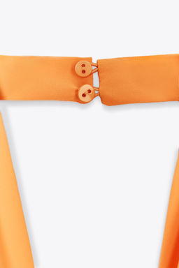 SATIN HALTER TOP - Zara фото 9