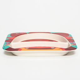 Тарелка детская, бамбук, Дракоша Тоша