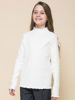 PELICAN, джемпер для девочек, Молочный