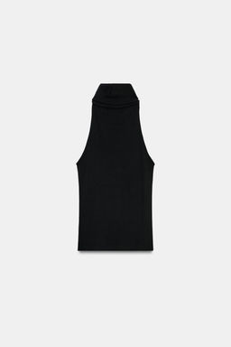 TOP CUELLO ALTO MANGA SISA / Negro - Zara фото 7