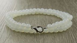 Лунный камень иск. 6мм, бусы 46см без узелка - Agat77 фото 2