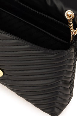 Женская черная сумка на плечо с ремешком-цепочкой Неожиданная скидка в корзине - U.s. polo assn фото 7