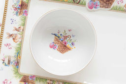 Пиала, 12х6 см, фарфор P, белая, Цветы, Spring Bloom - Easy life фото 3