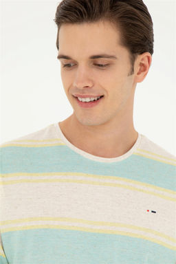 Мужская мятная футболка - U.s. polo assn фото 2