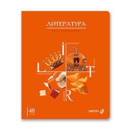 Светоч 48Т3 Тетрадь со справочным материалом Знания в действии, A5 48 л. на скобе 60 г/кв.м , белизна 90 % 10 шт. , линия 00833 Литература