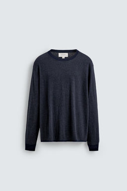 COTTON - CASHMERE STRIPED SWEATER - Zara фото 7