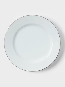 Тарелка Добрушский завод «Идиллия», d=20 см, фарфор, белая