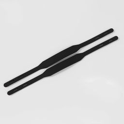 Штрипки, 24 см, 2 шт, цвет чёрный - Арт узор фото 2