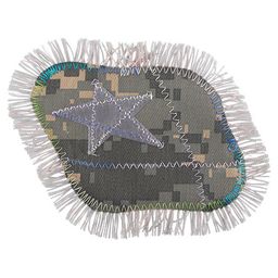 Термоаппликация BLITZ пятно джинс 6 шт П1/8 со светоотр. элементами 8.5х9.5 см