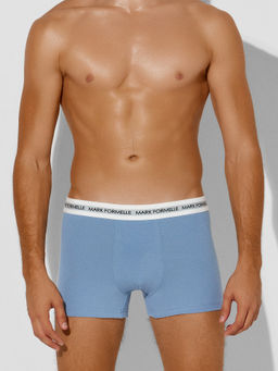 Цена за 2 штуки! Трусы боксеры мужские голубые