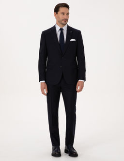 Lacivert Slim Fit Ceket - Cacharel фото 4